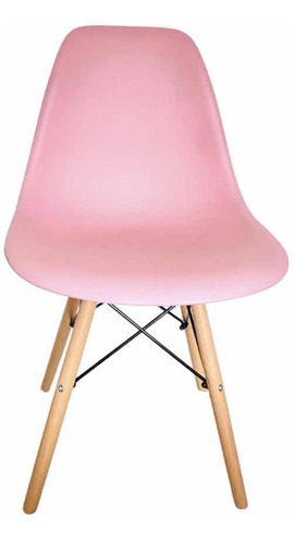 Silla Eames Rosa Comedor Escritorio - Se Entrega Armada