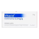 Vitacid Tretinoina 0,50mg/g Manchas Melasma Acne Momento De Aplicação Noite Tipo De Pele Todo Tipo De Pele