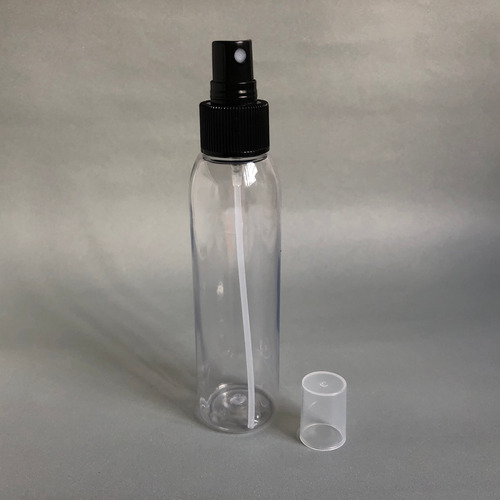 Bot Plastica Transparente Tubo X 125cc Spray Perfumina - 10 