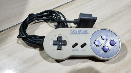 Controle Original Do Super Nintendo Tudo 100%. L1