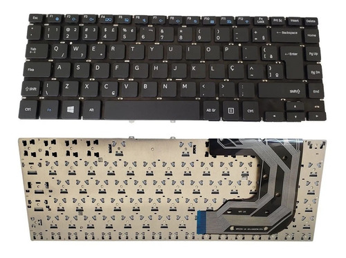 Teclado P/ Notebook Samsung Expert X21 Np370e4k Br C/ Ç