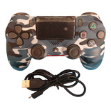 Joystick Compatible Para Playstation 4 - Camuflado