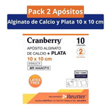 Apósito Alginato De Calcio + Plata 10x10 - Pack X 2 Unidades