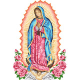 Kit De Bordado. Punto De Cruz. Virgen De Guadalupe. Grande.