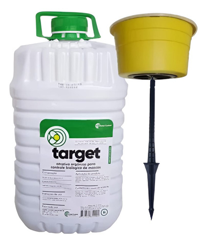 Kit Armadilha E 5 Litros De Atrativo De Moscas - Target