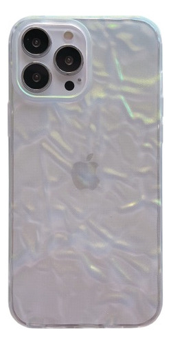 Funda Paper Holográfica Compatible Con iPhone Silicona