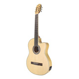 Violão Flat Tonante Lorenzzo 39 Natural Elétrico C/ Afinador