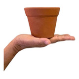 10 Vaso Barro Pequeno Para Cactos E Suculentas 9x8 Cm