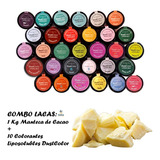 Combo 1 Kg Manteca De Cacao Y 10 Colorante Liposolubles