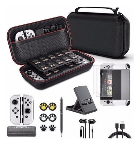 A Kit De Accesorios Con Funda Para Nintendo Switch Oled 17