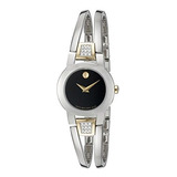 Reloj Casual De Acero Inoxidable De Cuarzo Suizo Movado Para