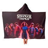 Stranger Things Personajes - Manta/ Capa Con Capucha