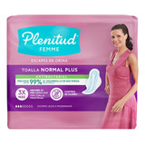 Toallitas Femeninas Plenitud Femme Normal Plus Con Alas 16u