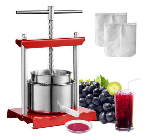 Prensa Manual De 2 Litros Para Frutas Y Verduras