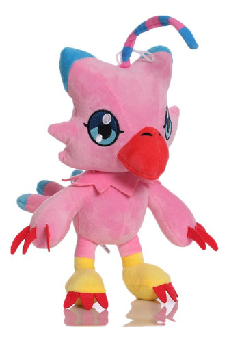 Biyomon Piyomon Digimon Pelúcia Anime 28cm Boneco Brinquedo