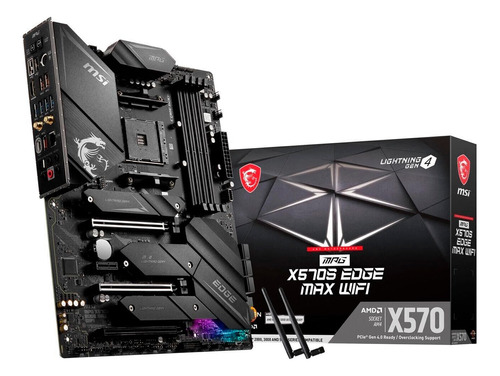 Placa Mae Msi Mpg X570s Carbon Max Ddr4 Am4 Chipset Amd X570