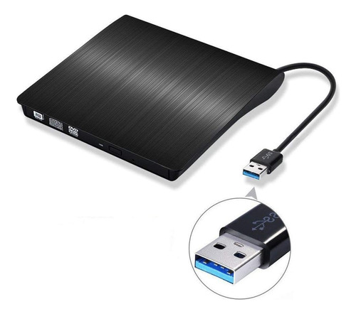 Kit De Unidad Óptica Cepillada De Dvd Externa Móvil Usb3.0