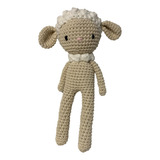 Oveja Peluche Tejido 30 Cm - Muñeco De Apego - Amigurumi