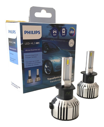 Kit Led H1 Philips Ultinon Essential Nueva Generacion Lupa