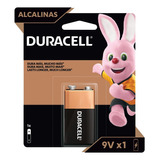 Pila 9v Duracell Alcalina 1 Pieza Paquete Batería Cuadrada