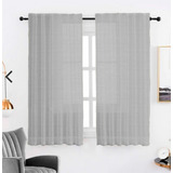 Cortinas Corta Ambiente Madras Presillas Escondida 140 X 150