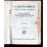 La Santa Biblia - Reina Valera - Tapa Dura - Usada Antigua 