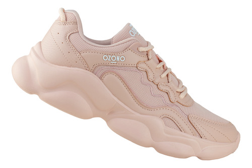 Tenis Sneakers Urbano Para Mujer Capa De Ozono 603201 Rosa