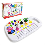 Piano Musical Brinquedo Infantil Animais Pianinho + 3 Pilhas