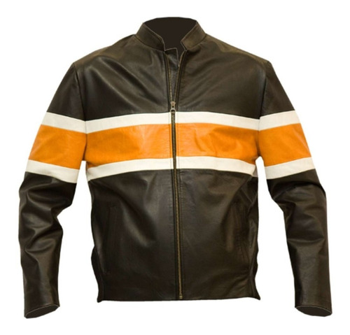 Campera Tipo Harley Moto Motoquera Cuero Hombre -a Medida