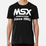 Remera Computadora Msx Desde 1983 Algodon Premium