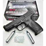 Pistola Co2 Aire Umarex Smith & Wesson M&p 40 +co2+bbs 4,5mm