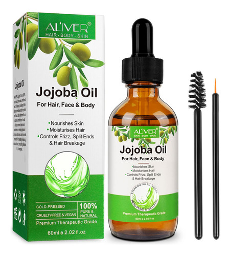 Aceite De Jojoba, Aceite De Jojoba Orgánico Prensado En Fr.