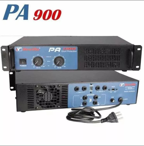 Amplificador Potência New Vox Pa 900 - 450w Rms + Nota 