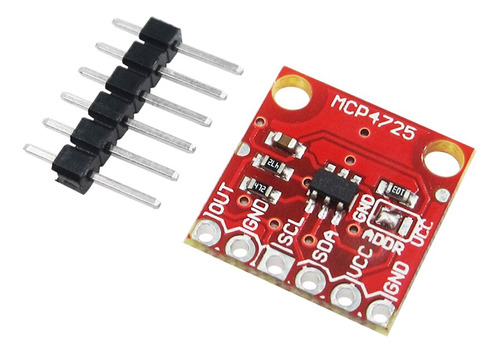 10x Mcp4725 Modulo Conversor Digital Analógico I2c