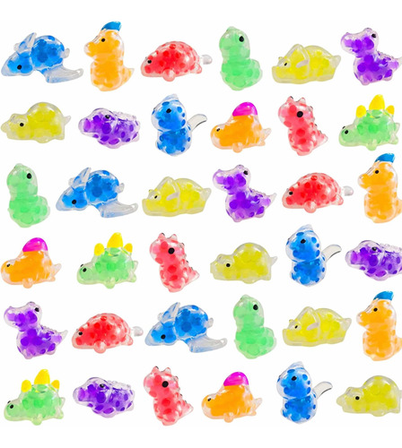 12 Squishy Orbeez Tipo Mochi Squishy Dinosaurio Surtido 6cm