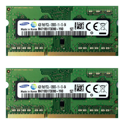 Memoria Ram Samsung 4gb X 2 Ddr3l 1600mhz