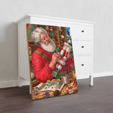 Santo Claus Cuadros Decorativos Para Sala 65x43cm