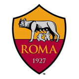 As Roma - Italia Fútbol Futbol - Etiqueta Engomada Del Coche