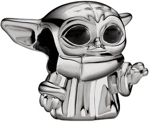 Baby Yoda Black Negro Charm Pandora + Kit De Regalo