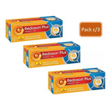 Vitamina C Redoxon Plus Sin Azucar Efervescente Pack De 3