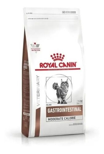 Alimento Royal Canin Veterinary Diet Feline Gastrointestinal Moderate Calorie (gim 35) Para Gato Adulto En Bolsa De 2 kg