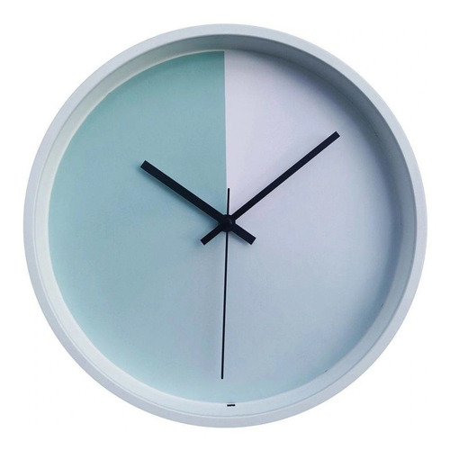 Reloj De Pared Moderno Minimalista 30cm Mainstays Azul