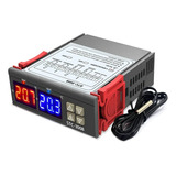 Termostato Digital Stc-3008 110/220v Duplo Com 2 Sensores