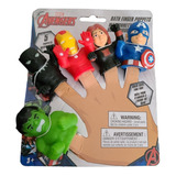 Avengers Marionetas Didácticas De Dedo 5 Ironman Hulk Panthe