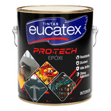 Eucatex Kit Tinta Epóxi Pro Tech Com Catalisador Preto 3,6lt