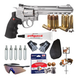 Kit Pistola Crosman Sr375s Dual Revolver Co2 Silver Xchws C