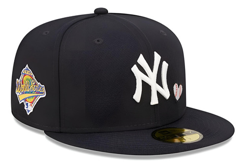 Gorro New York Yankees World Series Corazón Cerrado 59fifty