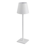 Lampara De Mesa Led Táctil, Inalámbrica Y Recargable Blanco