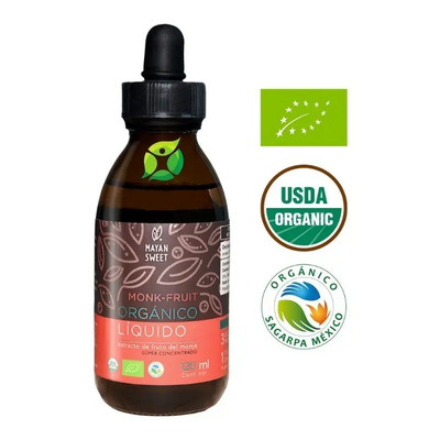 Monk Fruit Orgánico Líquido Concentrado 120ml | Envío gratis