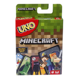 Juego De Cartas Uno Minecraftt Mattel Games 